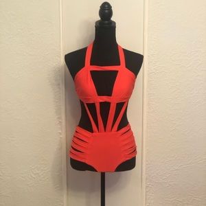 Strappy Cutout One-Piece Swimsuit